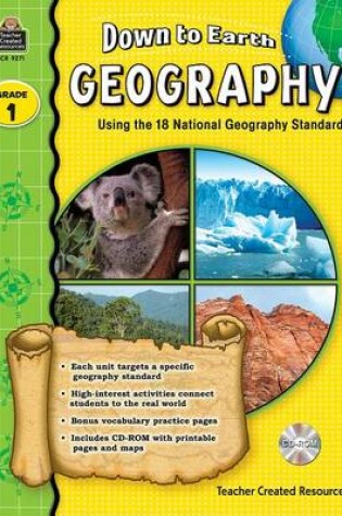 Cover of Down to Earth Geography, Grade 1