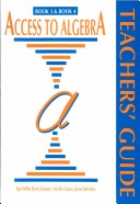 Book cover for Access to Algebra. Books 3 & 4 Teachers' Guide