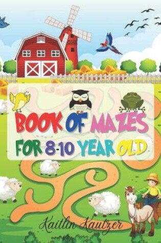 Cover of Book Of Mazes For 8-10 Year Old