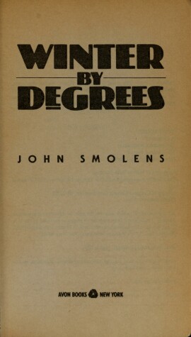 Book cover for Winter by Degrees