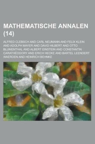 Cover of Mathematische Annalen (14)