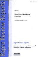 Book cover for Rotational Moulding