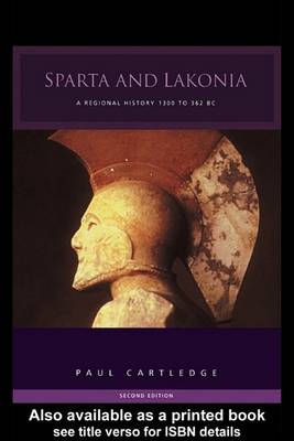 Book cover for Sparta and Lakonia & Hellenistic and Roman Sparta