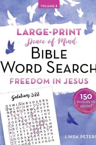 Cover of Peace of Mind Bible Word Search Freedom in Jesus