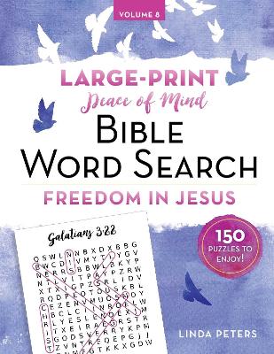 Book cover for Peace of Mind Bible Word Search Freedom in Jesus