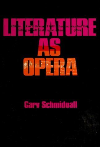 Book cover for Literature as Opera