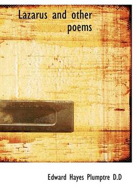 Book cover for Lazarus and Other Poems