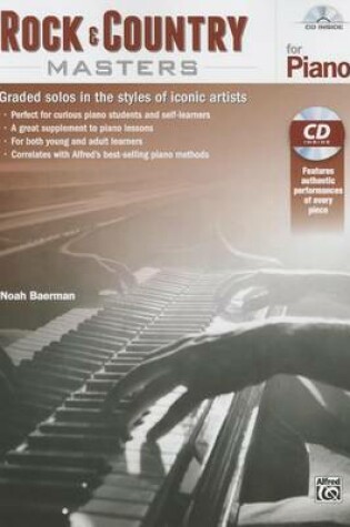 Cover of Rock & Country Masters for Piano