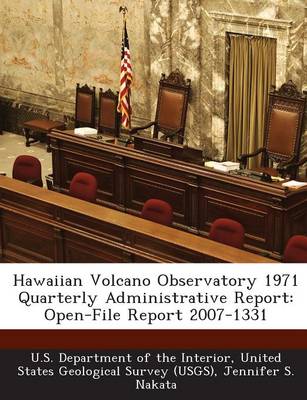 Book cover for Hawaiian Volcano Observatory 1971 Quarterly Administrative Report