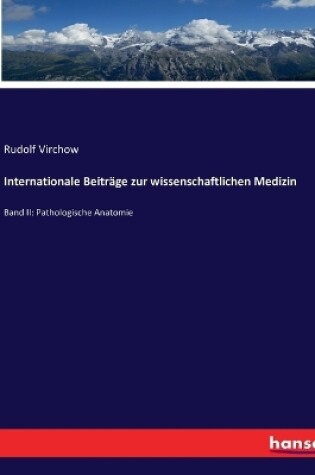 Cover of Internationale Beiträge zur wissenschaftlichen Medizin