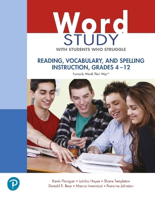 Book cover for Word Study with Students Who Struggle