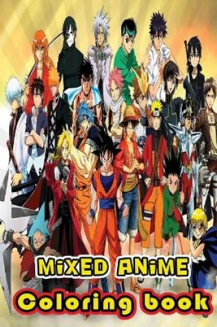 Cover of Mixed Anime Coloring Book