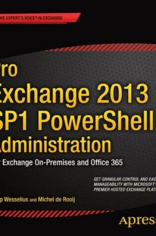 Cover of Pro Exchange 2013 SP1 PowerShell Administration