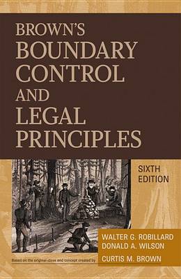 Book cover for Brown's Boundary Control and Legal Principles