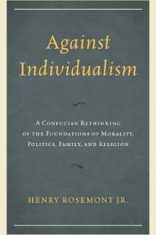 Cover of Against Individualism