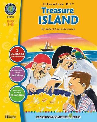 Book cover for A Literature Kit for Treasure Island, Grades 7-8