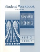 Book cover for Student Workbook for Use with Managerial Economics