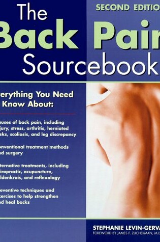 Cover of The Back Pain Sourcebook