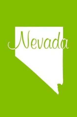 Cover of Nevada - Lime Green Lined Notebook with Margins