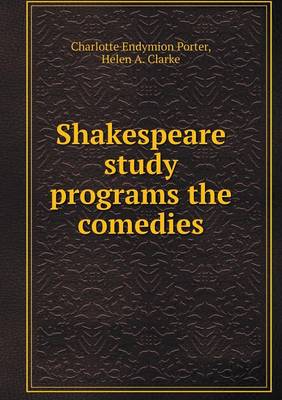 Book cover for Shakespeare study programs the comedies