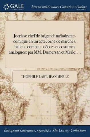 Cover of Jocrisse Chef de Brigand