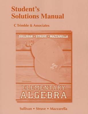 Book cover for Student's Solutions Manual for Elementary Algebra