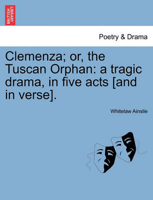 Book cover for Clemenza; Or, the Tuscan Orphan