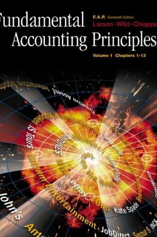 Cover of Fundamental Accounting Principles Volume 1, Ch. 1-13, with Fap Partner Vol. 1 CD-ROM, Net Tutor and Powerweb Package