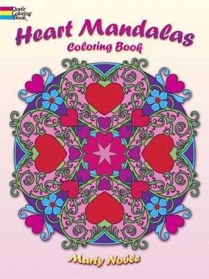 Book cover for Heart Mandalas Coloring Book