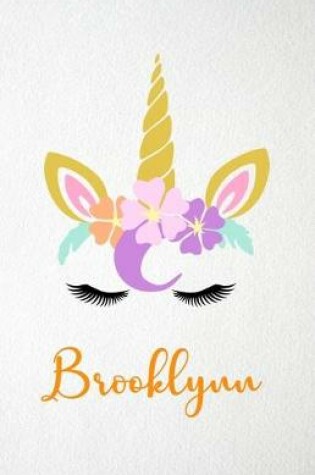 Cover of Brooklynn A5 Lined Notebook 110 Pages