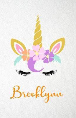 Book cover for Brooklynn A5 Lined Notebook 110 Pages