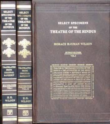 Book cover for Select Specimens of the Theatre of the Hindus