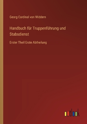 Book cover for Handbuch für Truppenführung und Stabsdienst