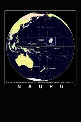 Book cover for Modern Day Color Map of Nauru Journal