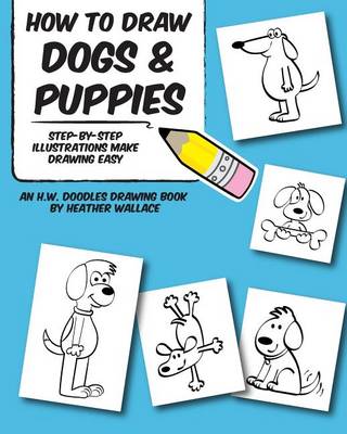 Book cover for How to Draw Dogs and Puppies