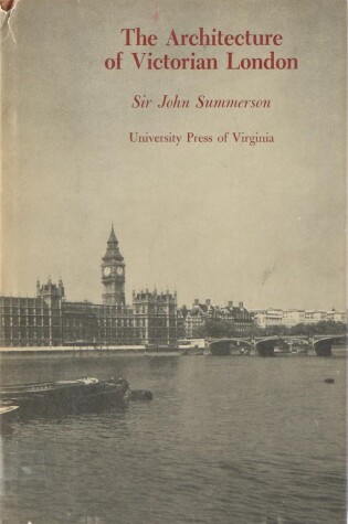 Cover of The Architecture of Victorian London