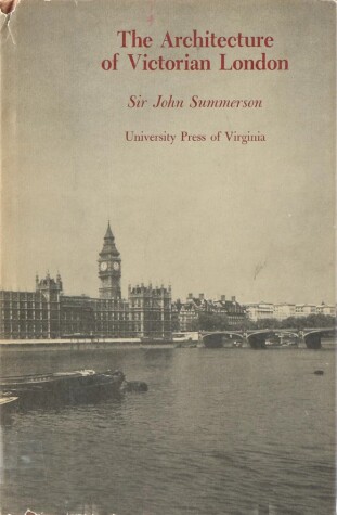 Book cover for The Architecture of Victorian London