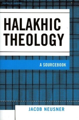 Cover of Halakhic Theology