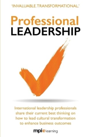 Cover of Professional Leadership