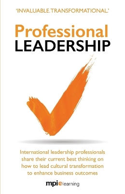 Book cover for Professional Leadership