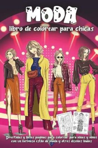 Cover of Moda Libro De Colorear Para Chicas