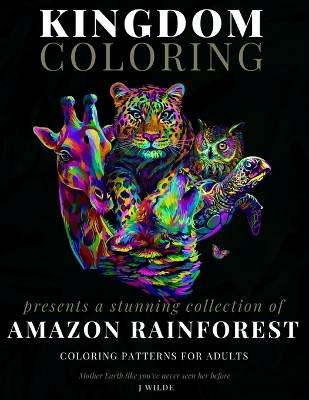 Book cover for A Collection of Amazon Rainforest Coloring Patterns for Adults