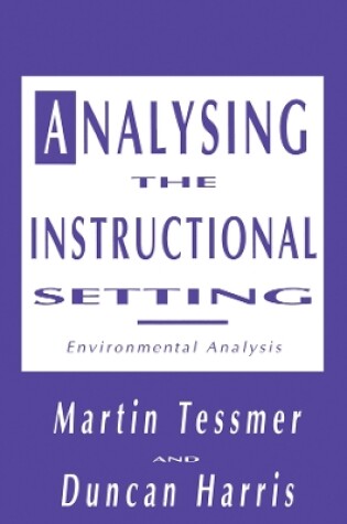 Cover of Analysing the Instructional Setting