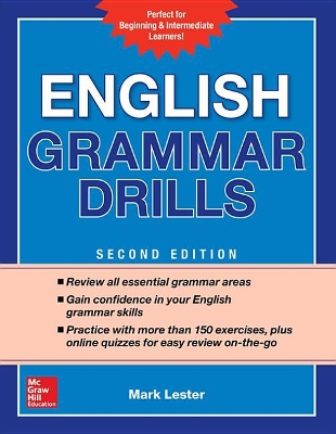 Book cover for English Grammar Drills, Second Edition