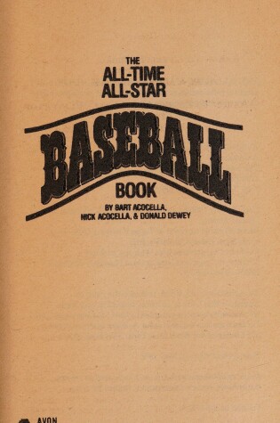Cover of The All-Time All-Star Baseball Book