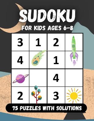 Book cover for Sudoku for kids ages 6-8