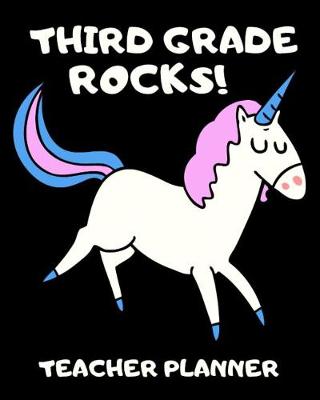 Book cover for Third Grade Rocks - Teacher Planner