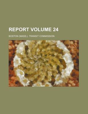 Book cover for Report Volume 24