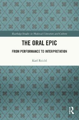 Cover of The Oral Epic