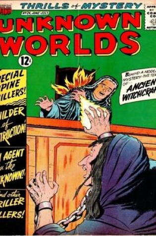 Cover of Unknown Worlds Number 24 Horror Comic Book